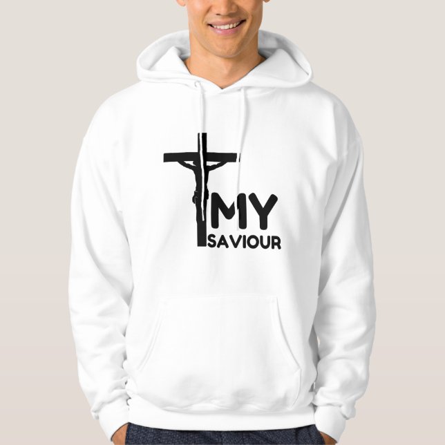JESUS CHRIST MEIN SAVIER HOODIE (Vorderseite)