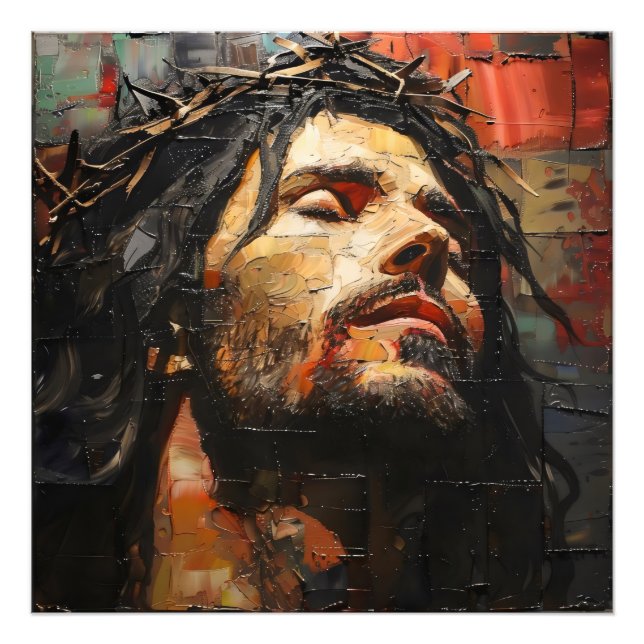 Jesus Christ Modern Fotodruck (Vorne)