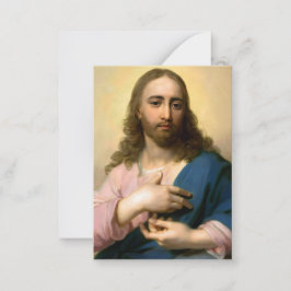 Jesus Christ Notecard Mitteilungskarte