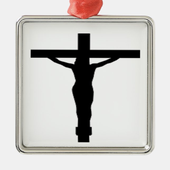 JESUS CHRIST ORNAMENT AUS METALL (Vorne)