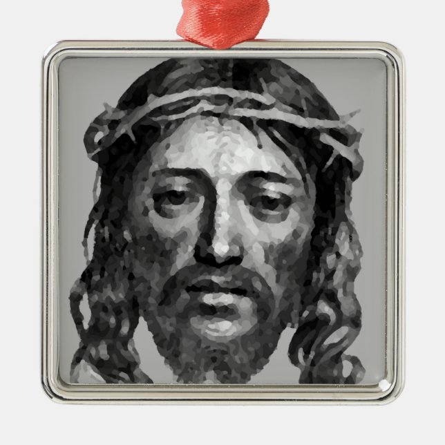 JESUS CHRIST ORNAMENT AUS METALL (Vorne)