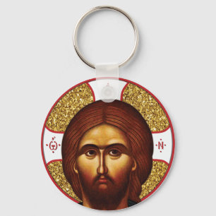 Jesus Christ Orthodox Icon Schlüsselanhänger