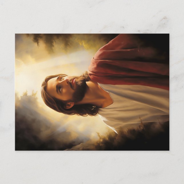 Jesus Christ Painting Postkarte (Vorderseite)