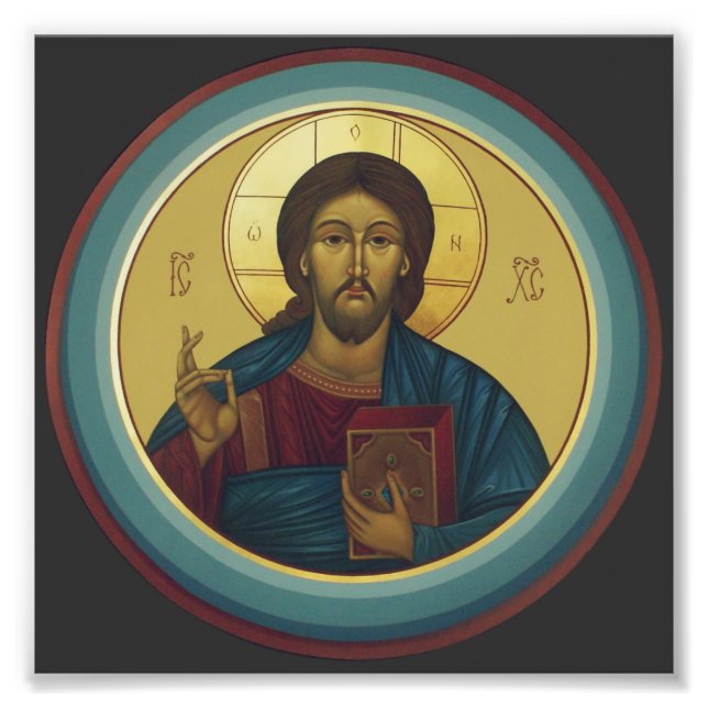 Jesus Christ Pantocrator Fotodruck (Vorne)