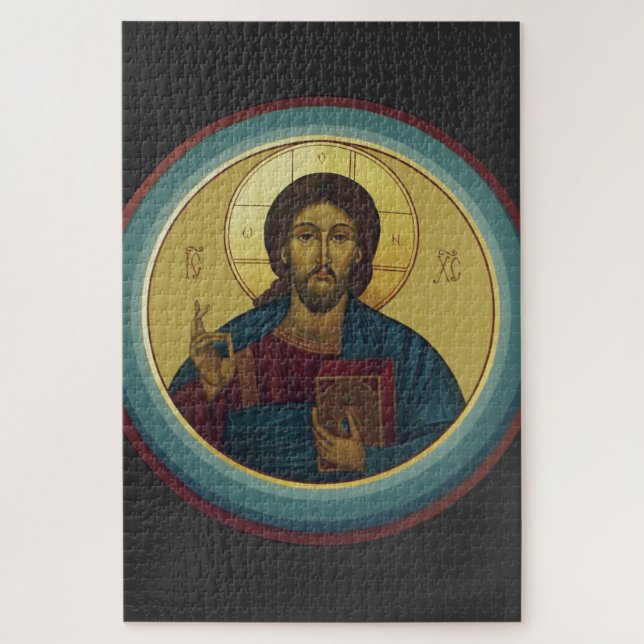 Jesus Christ Pantocrator Puzzle (Vertikal)