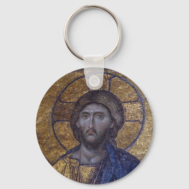 Jesus Christ Pantocrator Schlüsselanhänger (Vorderseite)
