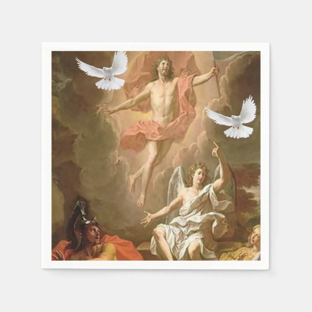 Jesus Christ Paper Napkins Serviette (Vorderseite)