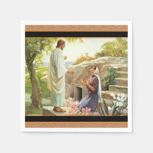 Jesus Christ Paper Napkins Serviette (Vorderseite)