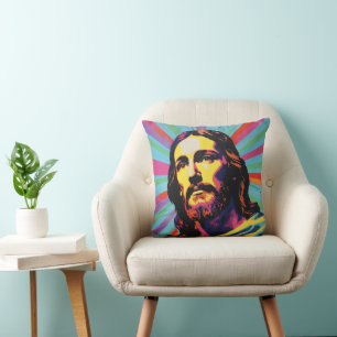 Jesus Christ Pop Art Kissen
