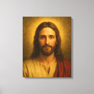 Jesus Christ Portrait #1™ LDS Wall Art Leinwand