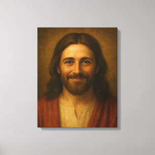Jesus Christ Portrait #3™ LDS Wall Art Leinwand