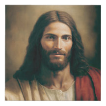 Jesus Christ Portrait - Imitate Leinwand 10x10