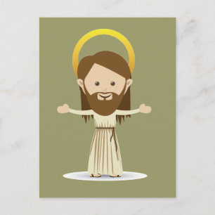 Jesus Christ Postcard Postkarte