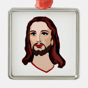 JESUS CHRIST SILBERNES ORNAMENT
