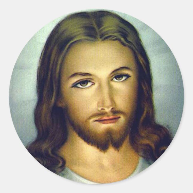 Jesus Christ Sticker Klassische Pose (Vorderseite)