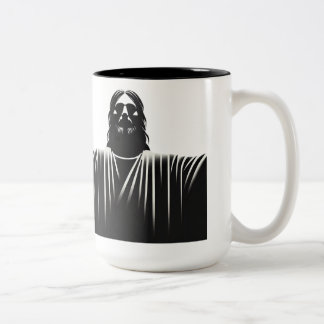 Jesus Christ stoic Zweifarbige Tasse