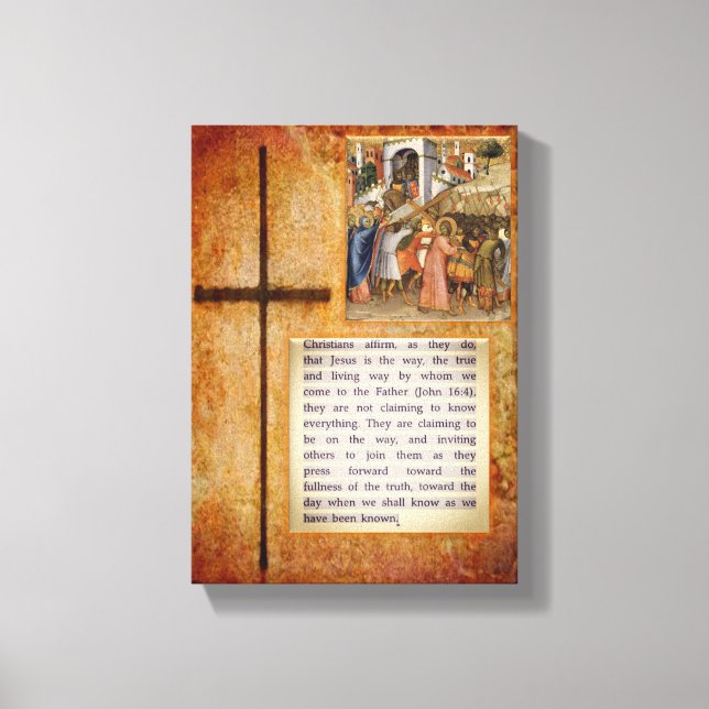 Jesus Christ Stretched Canvas Print Leinwand (Vorderseite)