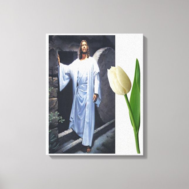 Jesus Christ Stretched Canvas Print Leinwand (Vorderseite)