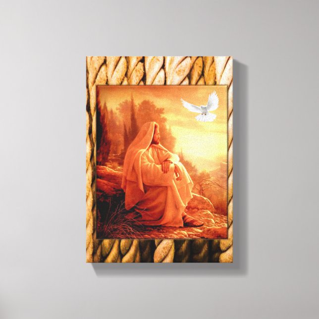Jesus Christ Stretched Canvas Print Leinwand (Vorderseite)