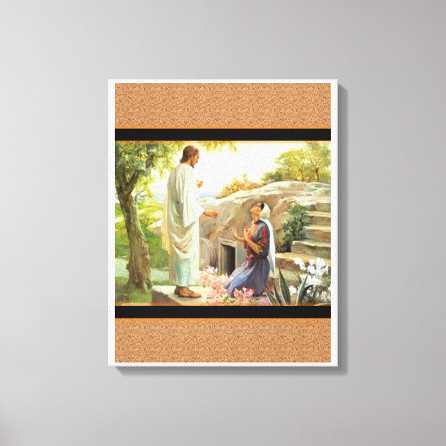 Jesus Christ Stretched Canvas Print Leinwand (Vorderseite)