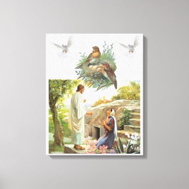 Jesus Christ Stretched Canvas Print Leinwand (Vorderseite)