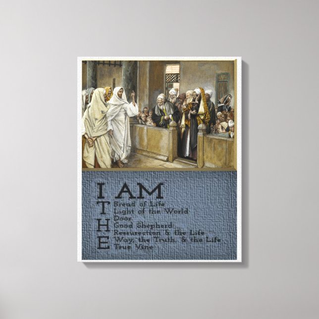 Jesus Christ Stretched Canvas Print Leinwand (Vorderseite)