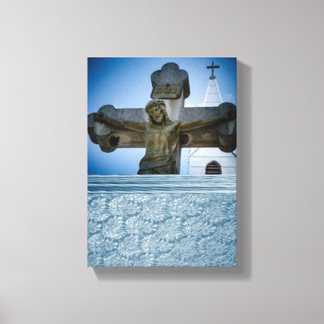 Jesus Christ Stretched Canvas Print Leinwand (Vorderseite)