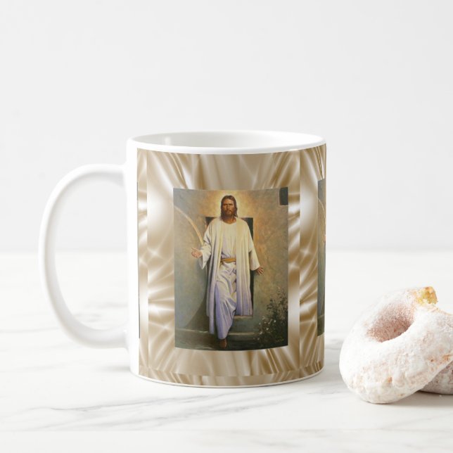 Jesus-Christ-Tasse Kaffeetasse (Mit Donut)