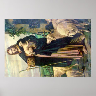JESUS CHRIST THE GOOD SHEPHERHERHERHERR POSTER