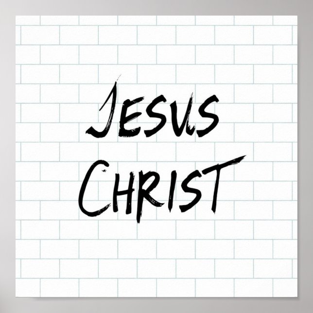 Jesus Christ The Wall Poster (Vorne)