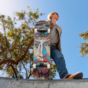 Jesus Christ Thorn Kronen Leidenschaft Abstrakte K Skateboard