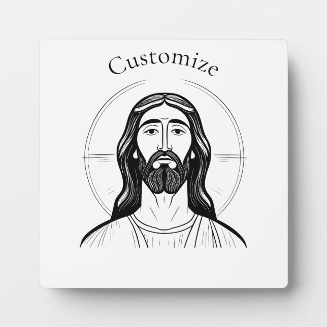 Jesus Christ Thunder_Cove Fotoplatte (Vorderseite)