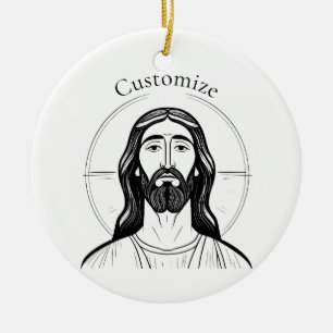 Jesus Christ Thunder_Cove Keramik Ornament