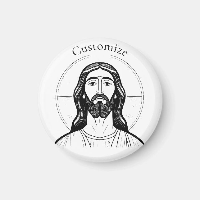 Jesus Christ Thunder_Cove Magnet (Vorne)