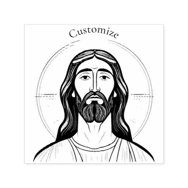 Jesus Christ Thunder_Cove Permastempel (Design)