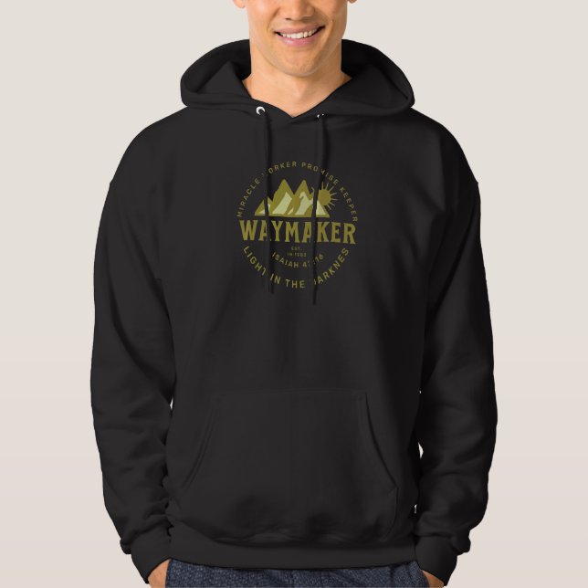 Jesus Christ Waymaker Hoodie (Vorderseite)