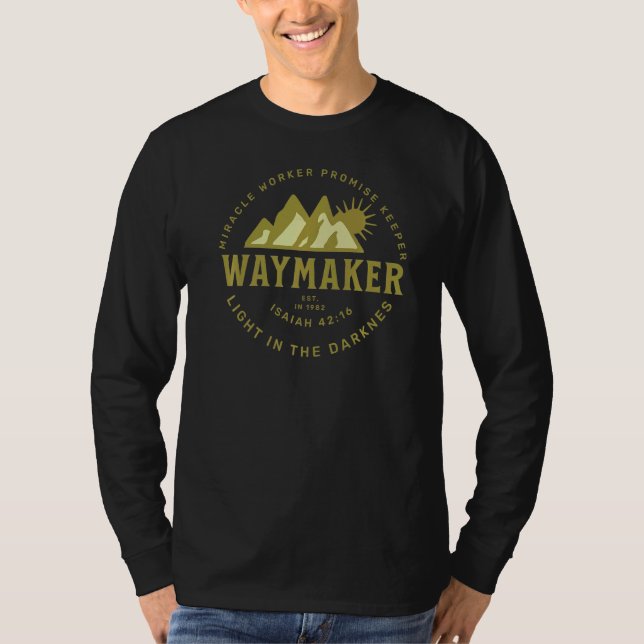 Jesus Christ Waymaker T-Shirt (Vorderseite)