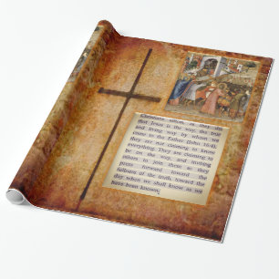 Jesus Christ Wrapping Paper Geschenkpapier