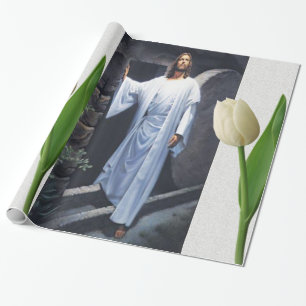 Jesus Christ Wrapping Paper Geschenkpapier