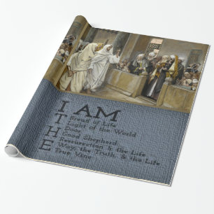 Jesus Christ Wrapping Paper Geschenkpapier
