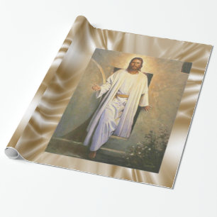 Jesus Christ Wrapping Paper Geschenkpapier