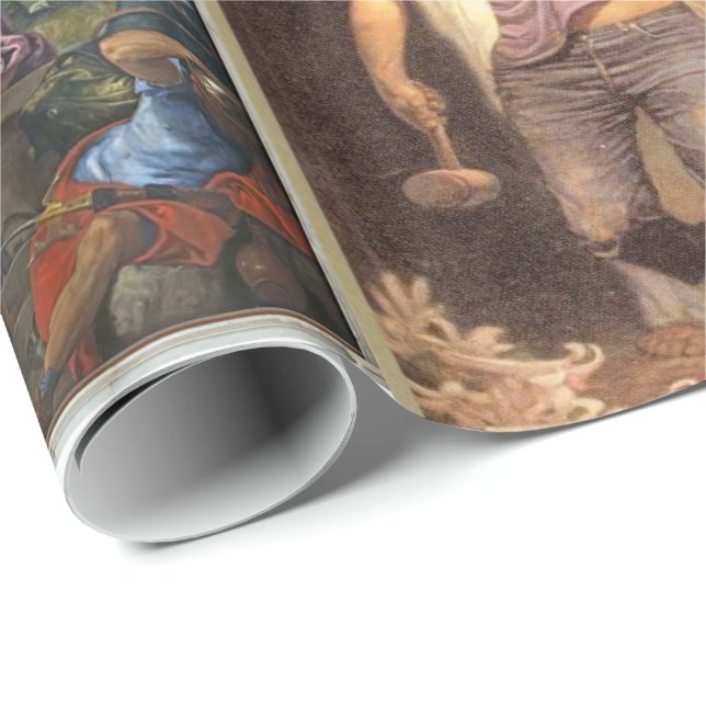 Jesus Christ Wrapping Paper Geschenkpapier (Rolleneckpunkt)