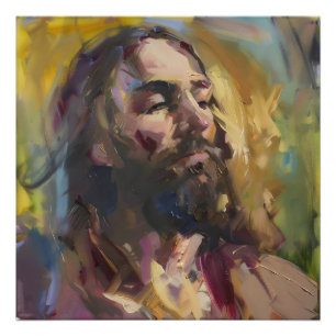 Jesus Christentum Impressionismus Fotodruck