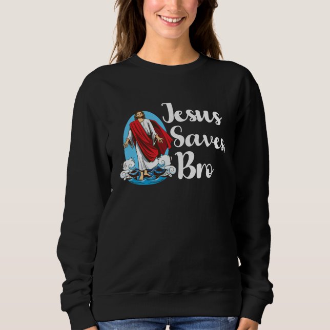 Jesus Christianity God Praying Prayer Pastor Sweatshirt (Vorderseite)