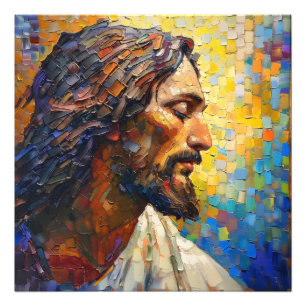 Jesus Christianity Neo-Impressionismus Fotodruck