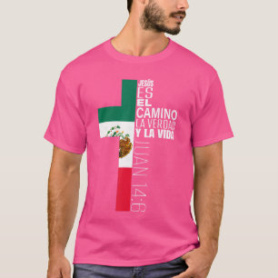 Jesus Christliche Bibelvers Geschenke Spanisch Mex T-Shirt