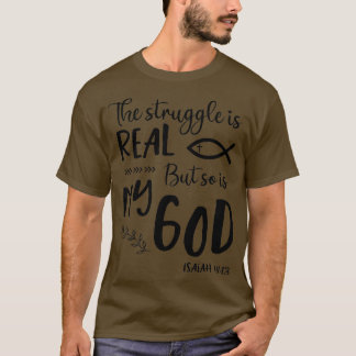 Jesus Christliche Geschenkkampf real, so ist Gott T-Shirt