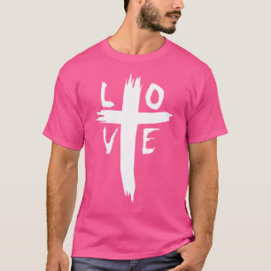 Jesus Christliche Liebe kreuzen Gottesbibliotheke T-Shirt