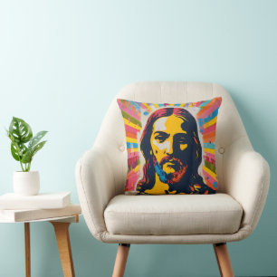 Jesus Christliche Pop Art Kissen