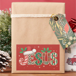 Jesus Christliche Religiöse Aussage Glaube Bibelve Rechteckiger Aufkleber